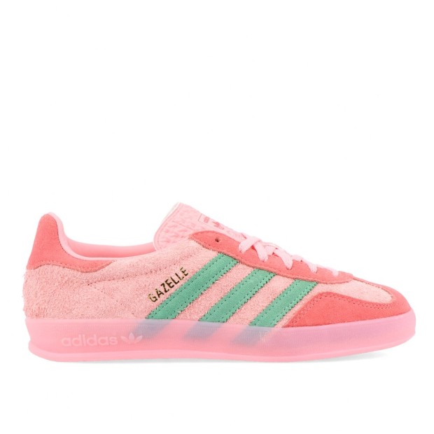 adidas Originals Gazelle Indoor W Semi Pink Spark / Preloved Green / Preloved Scarlet