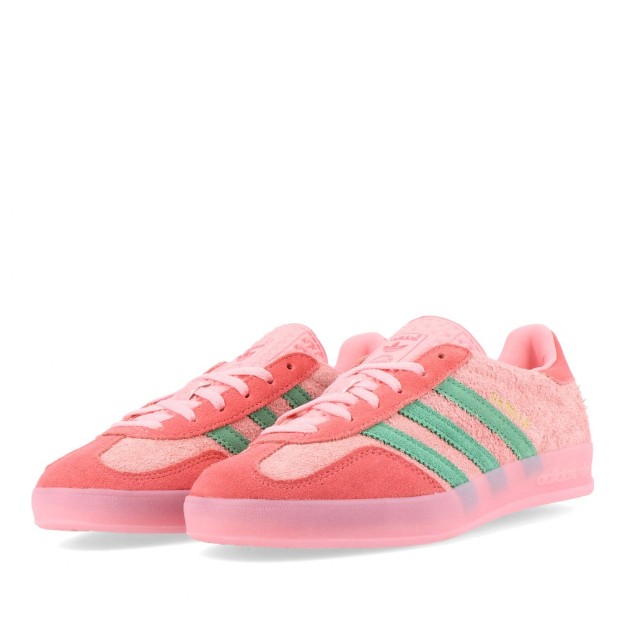adidas Originals Gazelle Indoor W Semi Pink Spark / Preloved Green / Preloved Scarlet