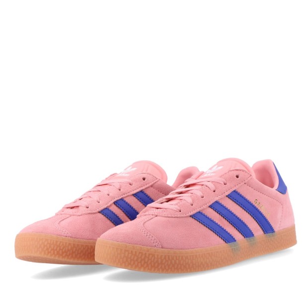 adidas Originals Gazelle J Semi Pink Spark / Lucid Blue / Lucid Blue