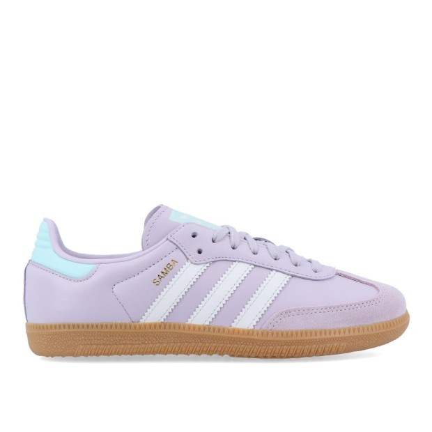 adidas Originals Samba OG J Silver Dawn / Crystal White / Semi Flash Aqua