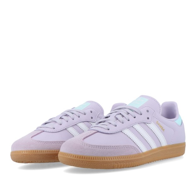 adidas Originals Samba OG J Silver Dawn / Crystal White / Semi Flash Aqua