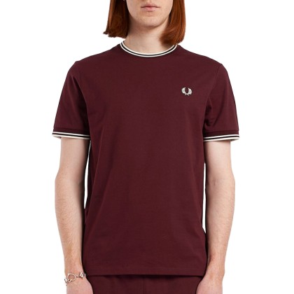 T-shirt Fred Perry T -shirt Twin Tipped Oxblood