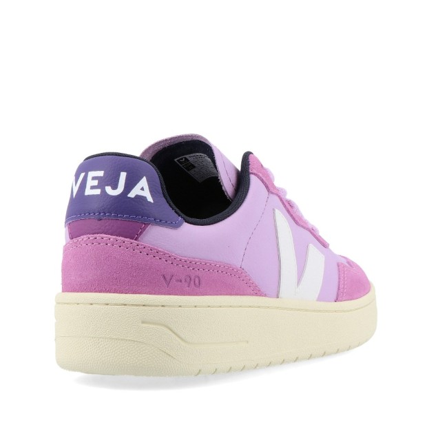 Veja V-90 O.t.leather Orchid_white