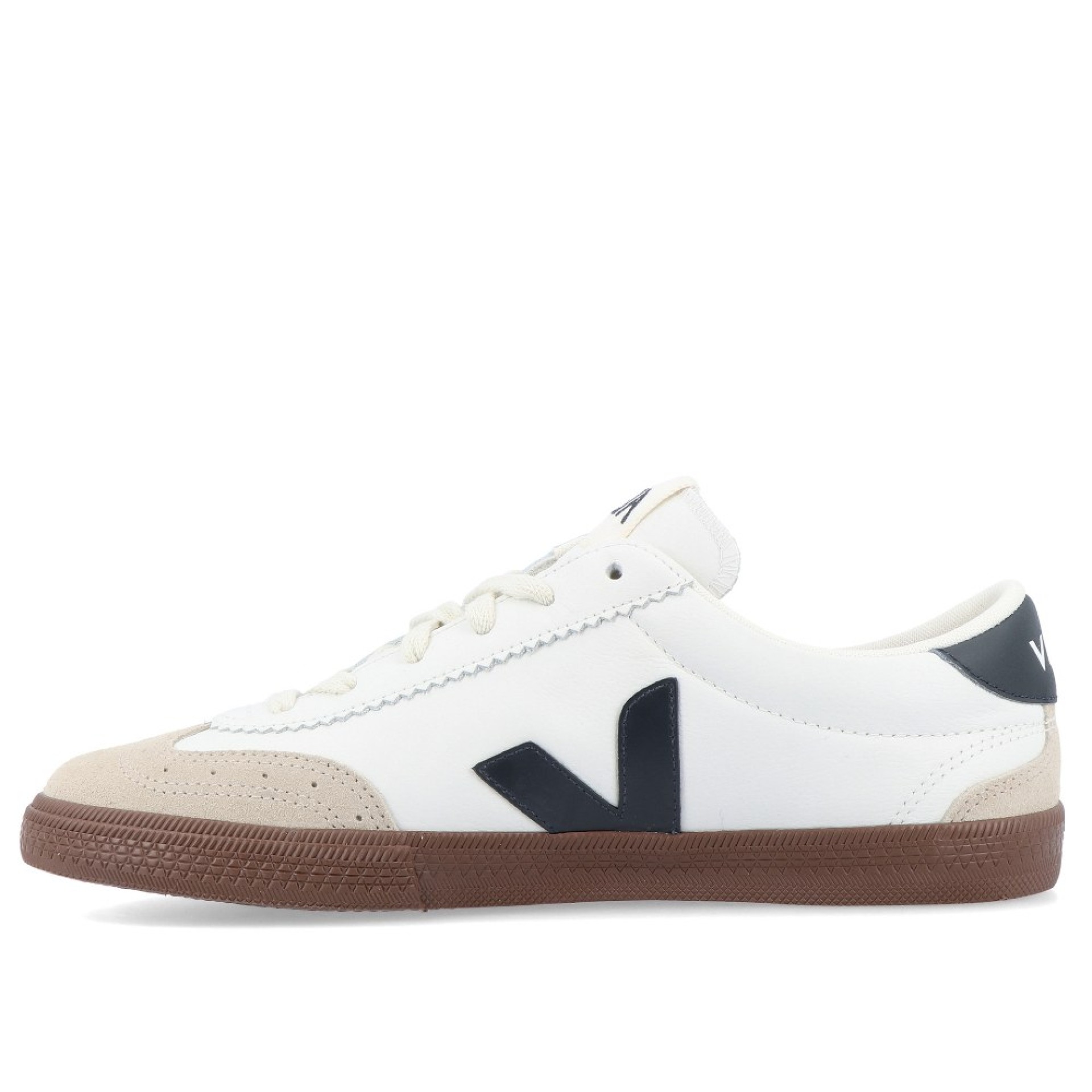 Veja Volley O.t. Leather White Nautico Bark