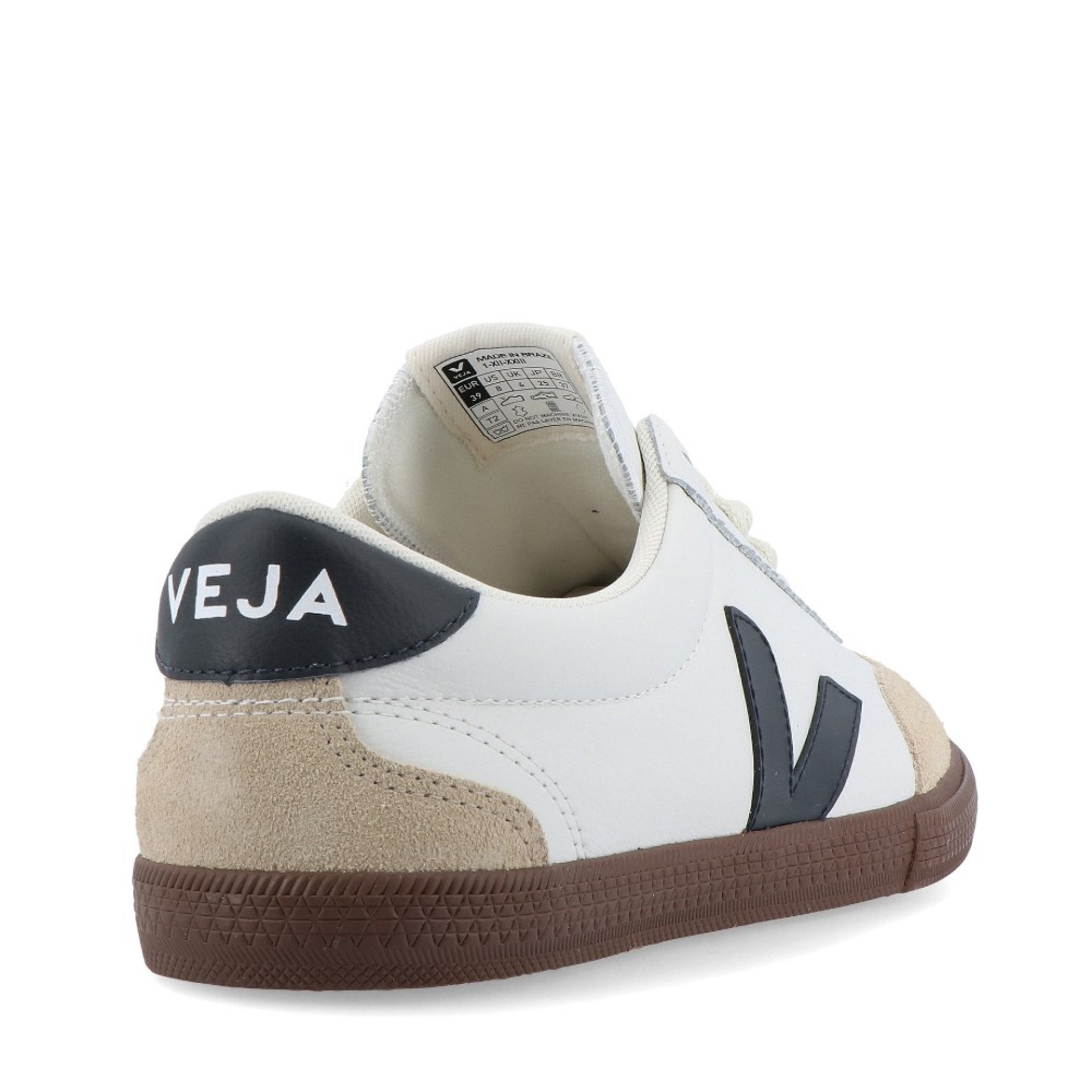Veja Volley O.t. Leather White Nautico Bark