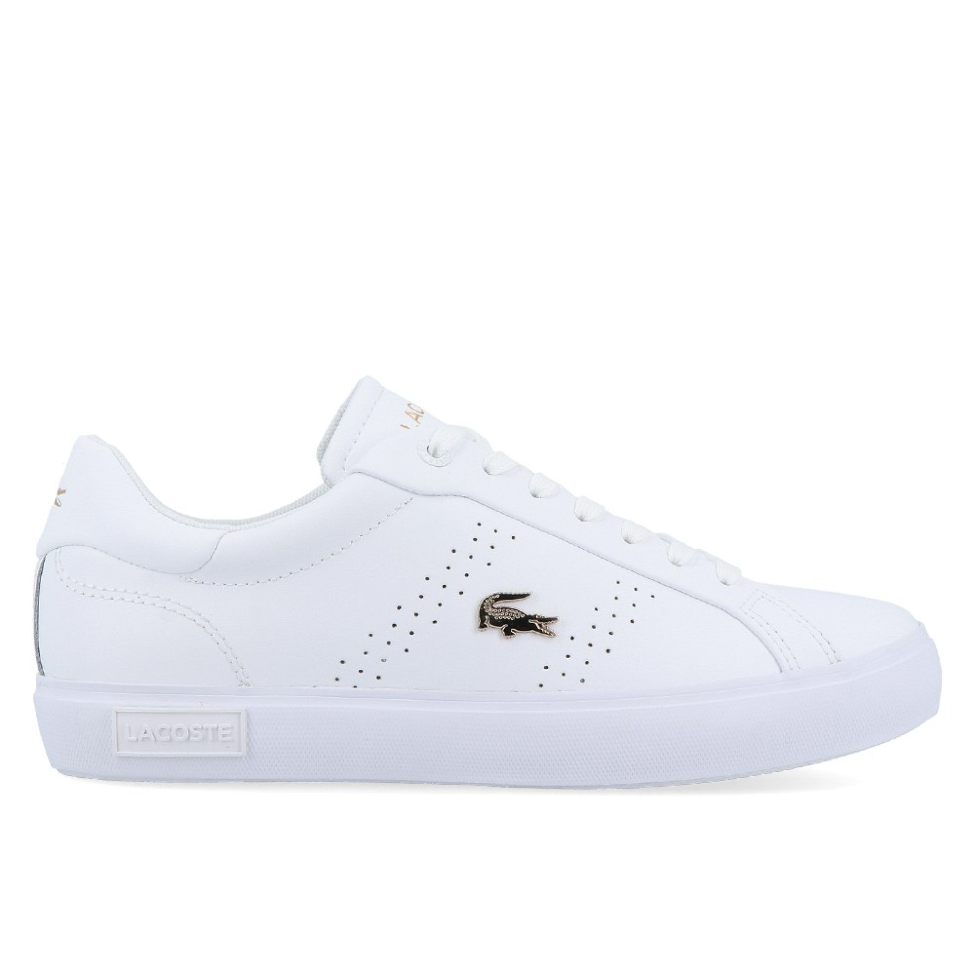 Lacoste Vulcanized Sneakers Wht/gld
