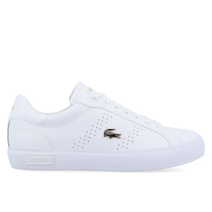 Lacoste Vulcanized Sneakers Wht/gld Lacoste Vulcanized Sneakers Wht/gld