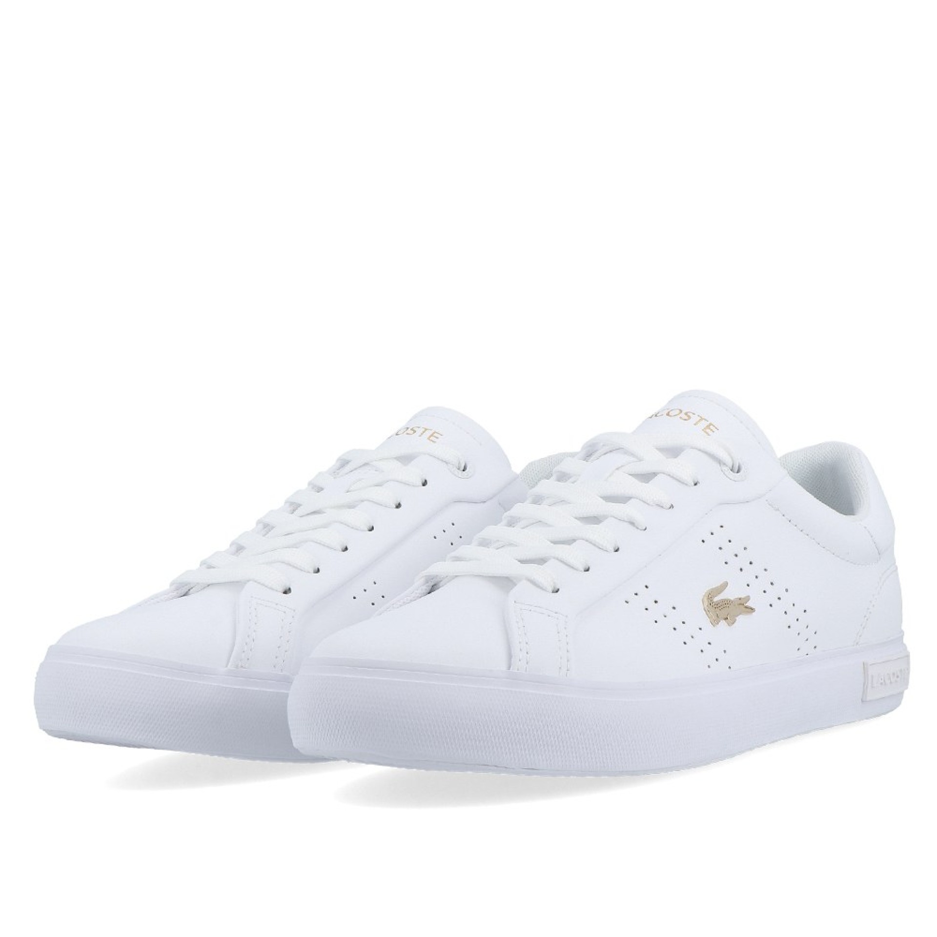 Lacoste Vulcanized Sneakers Wht/gld