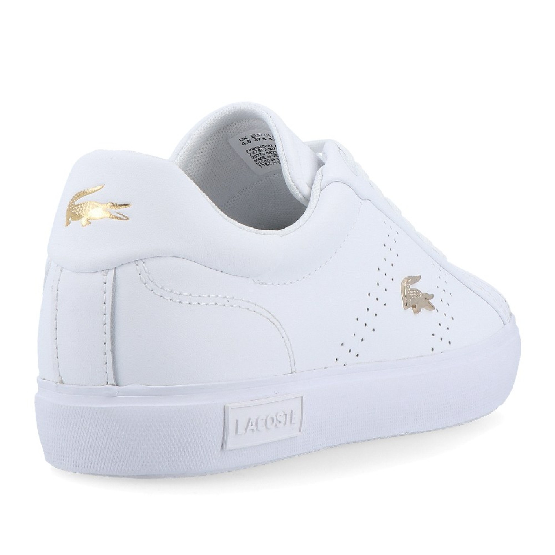Lacoste Vulcanized Sneakers Wht/gld