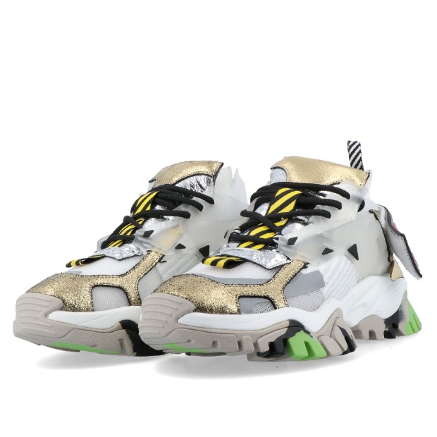 Ex Sneaker 9226-22-gold/white