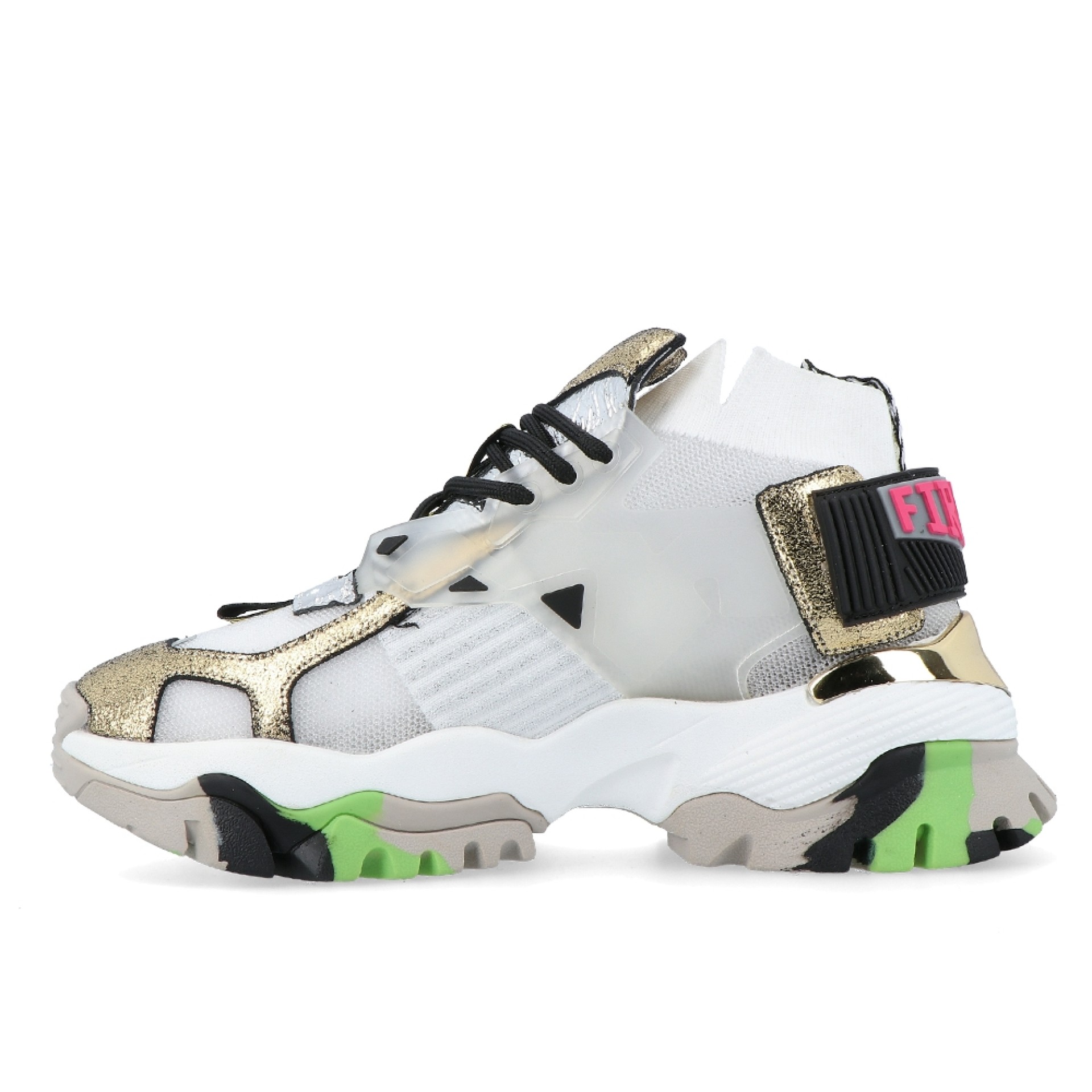 Exé Sneaker 9226-22-gold/white
