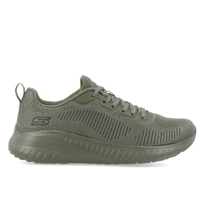 Sapatilha Skechers Bobs Squad Chaos Face Off Olive