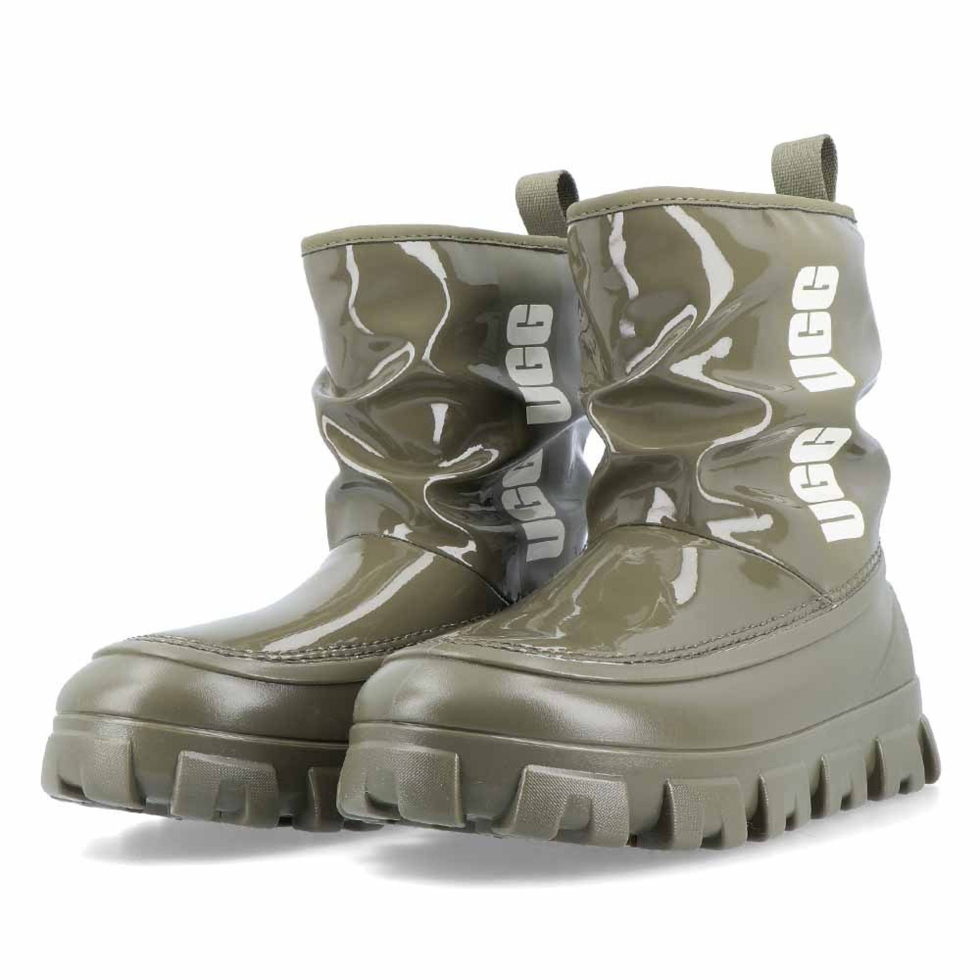 Ugg Bota W Classic Brellah Mini Burnt Oliv