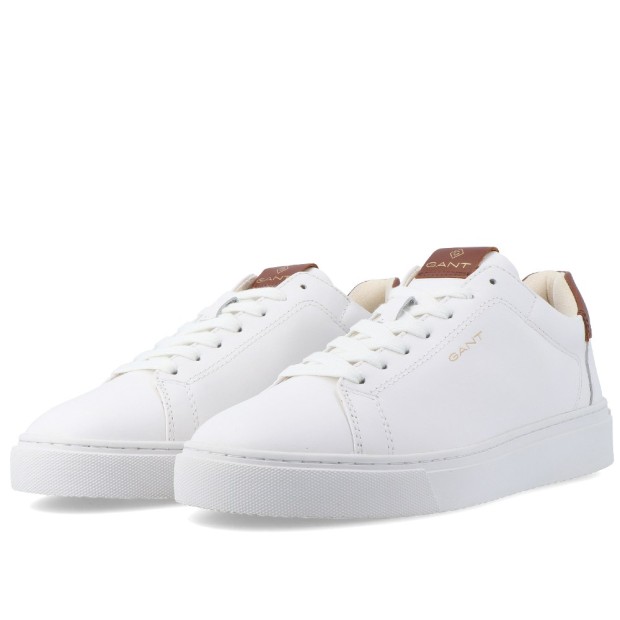 Sapatilha Gant Mc Julien Leather White/cognac