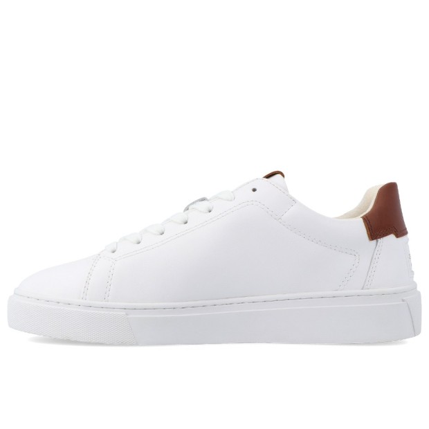 Sapatilha Gant Mc Julien Leather White/cognac