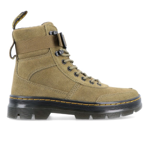 Botas Dr.martens Bota Combs Tech Suede Dms Olive