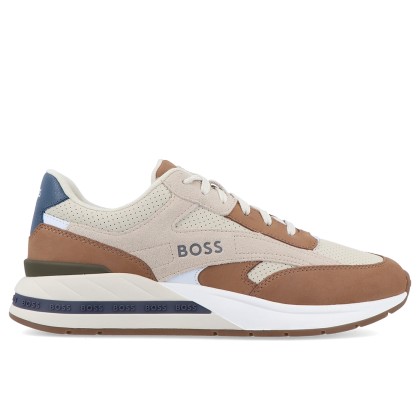 Sapatilha Hugo Boss Kurt Runn Open Beige