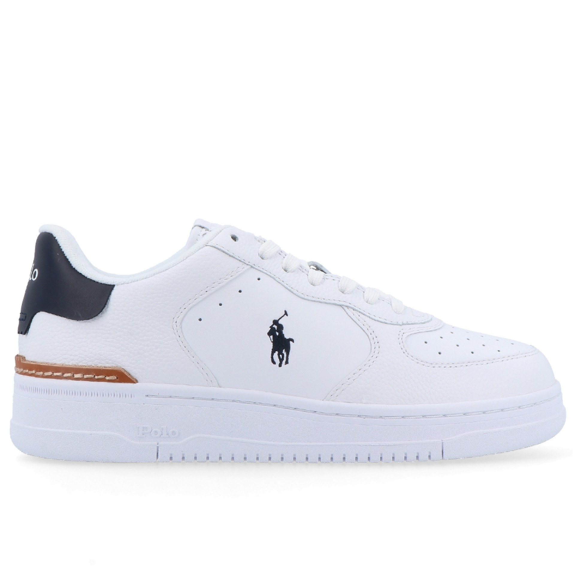 Ralph Lauren Masters Crt-sk-ltl White/navy Pp