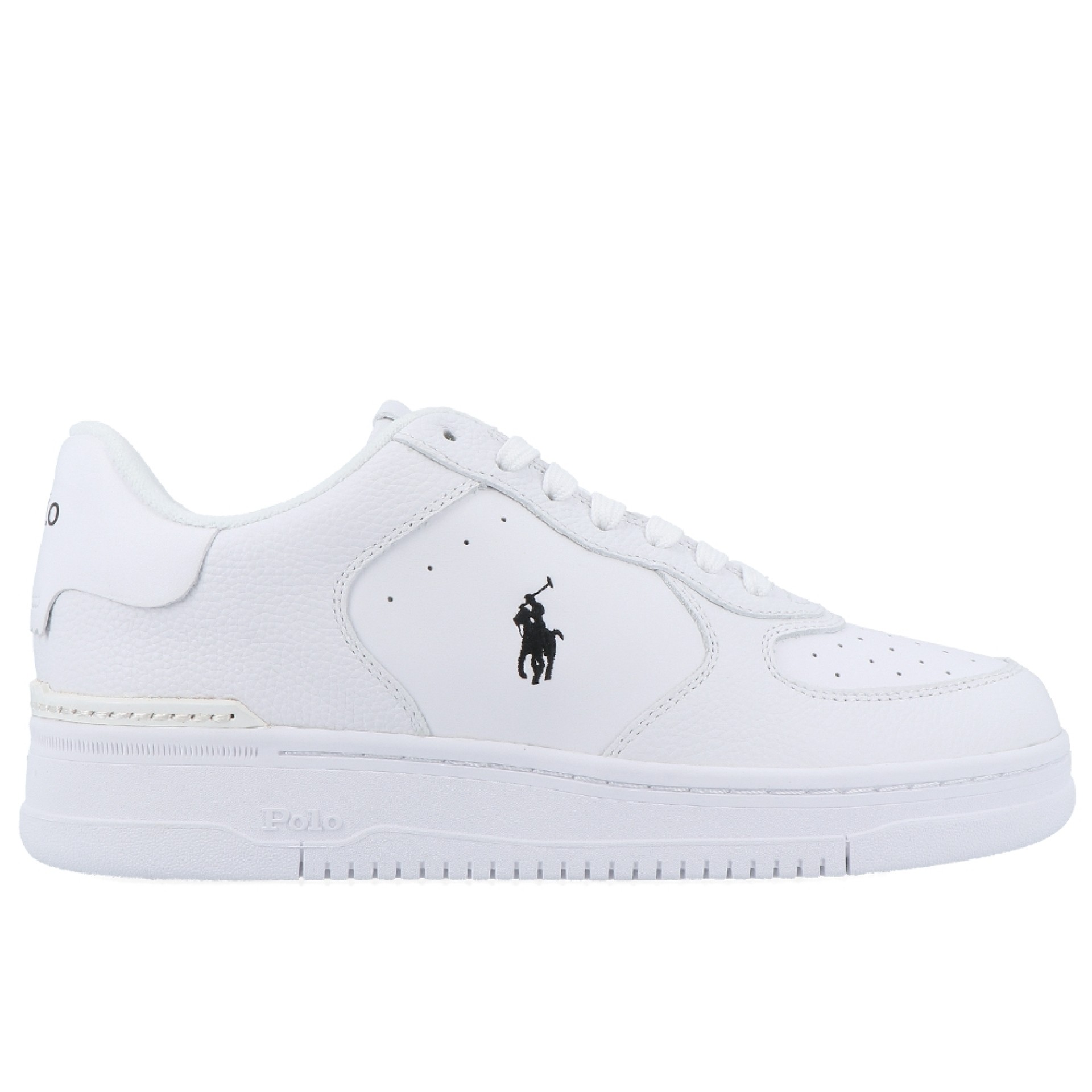 Ralph Lauren Masters Crt-sk-ltl White/white/black Pp