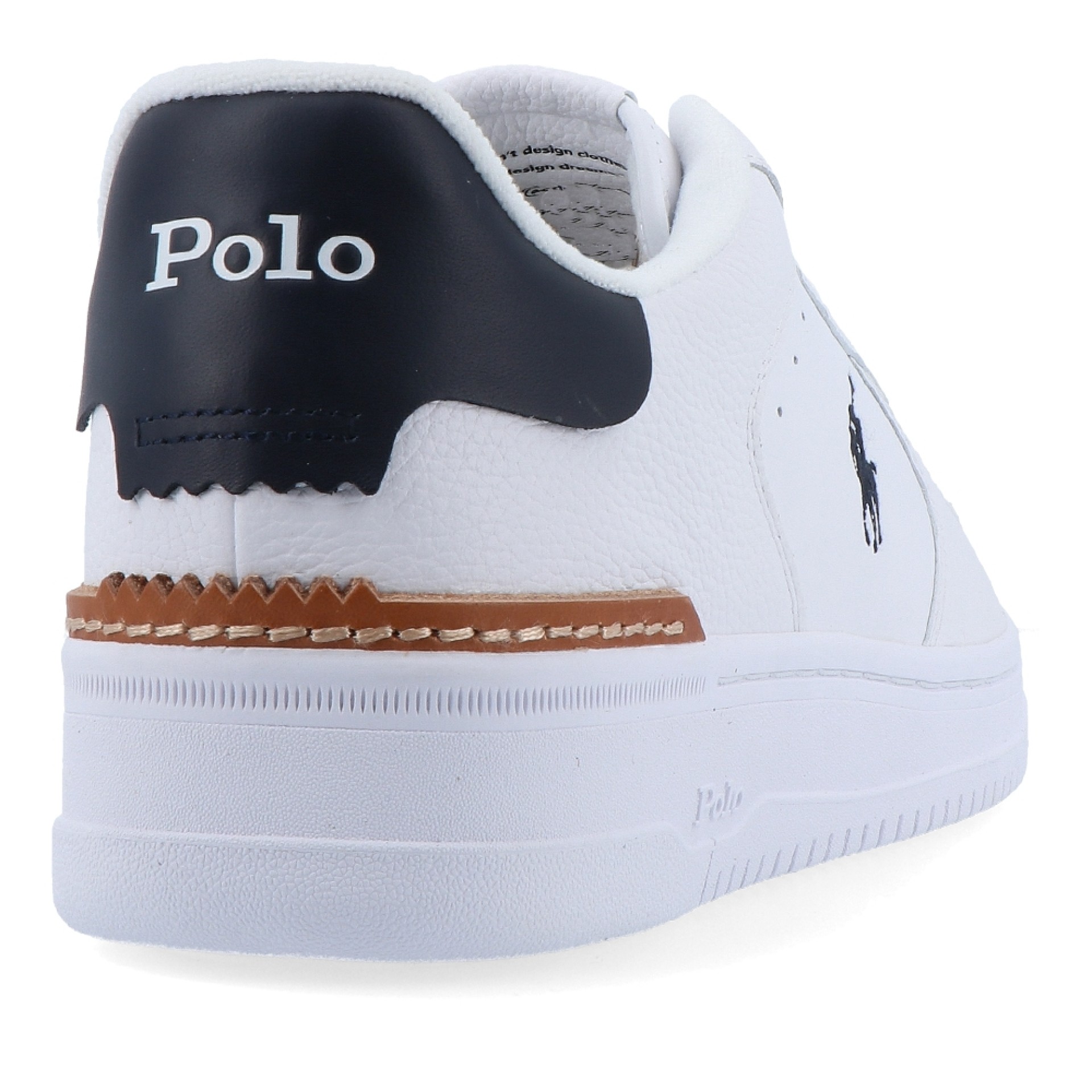 Ralph Lauren Masters Crt-sk-ltl White/navy Pp