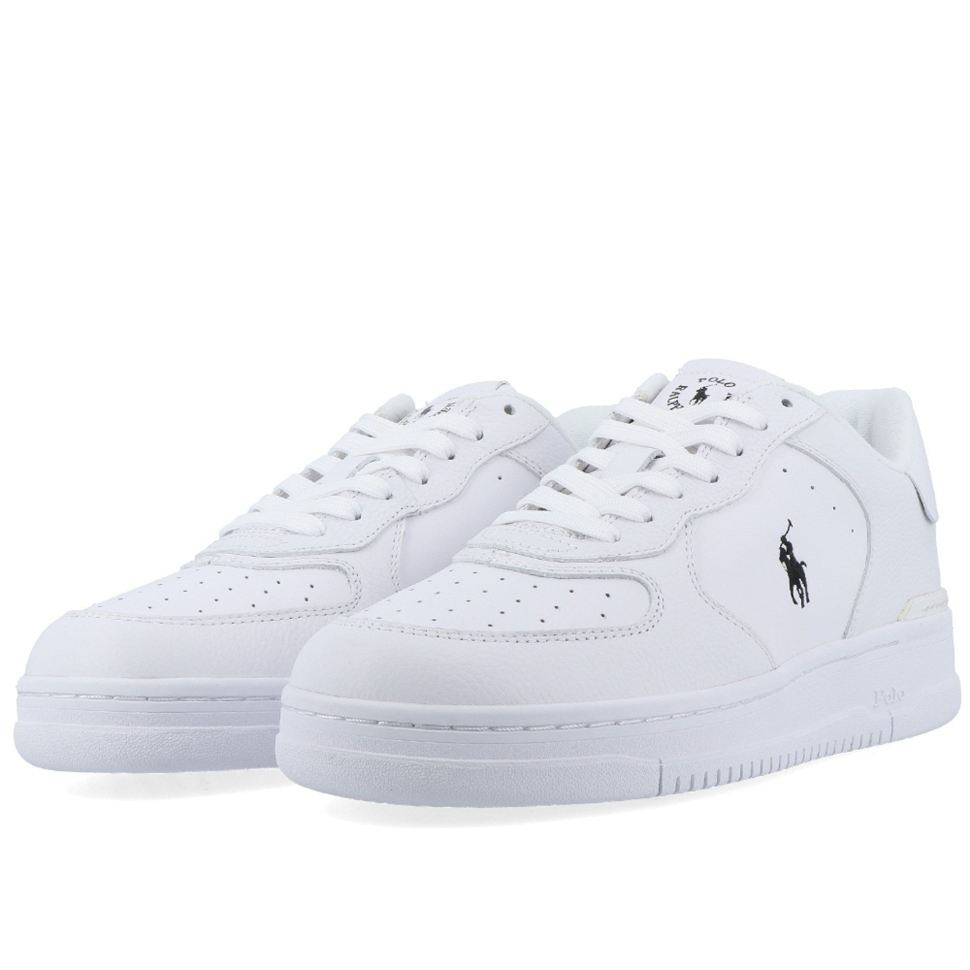Ralph Lauren Masters Crt-sk-ltl White/white/black Pp