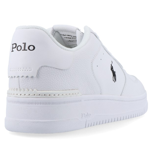 Sapatilha Polo Ralph Lauren Masters Crt Low Top Whit