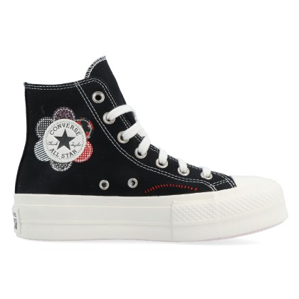 Sapatilha Converse Ctas Lift Hi Black/egret/red