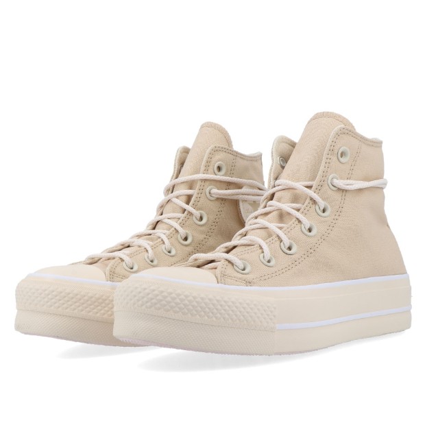 Sapatilha Converse Ctas Lift Hi Oat Milk