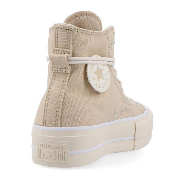 Sapatilha Converse Ctas Lift Hi Oat Milk