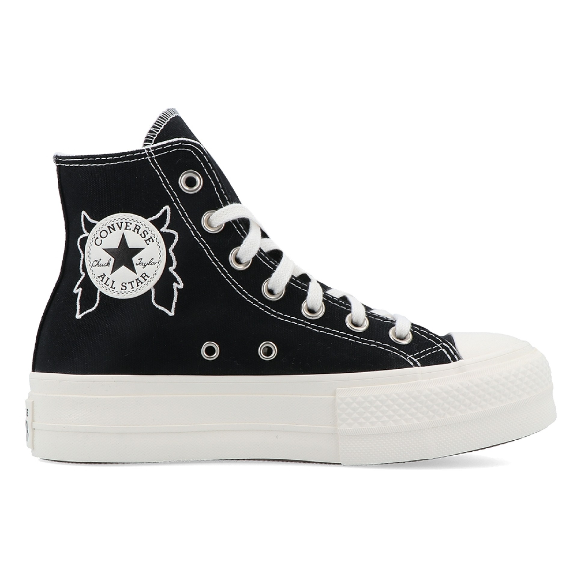 Black Egret Converse Converse Ctas Hi Black/black/egret A07110C