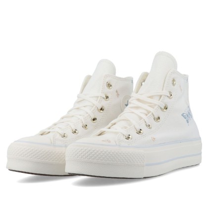 Converse All Star Ctas Lift Hi Vintage Whi