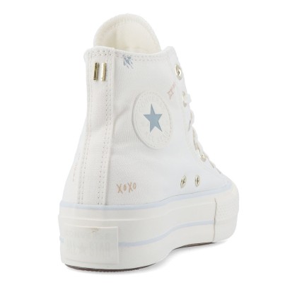 Converse All Star Ctas Lift Hi Vintage Whi