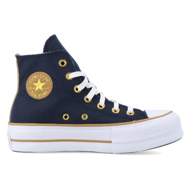 Sapatilha Converse All Star Ctas Lift Hi Obsidian/wh