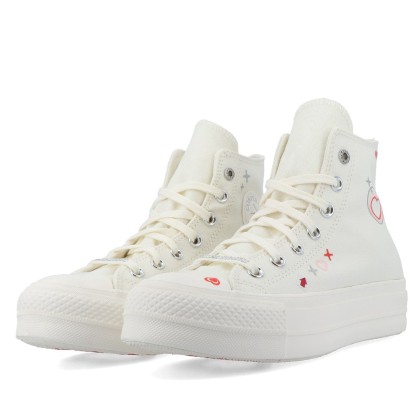 Converse All Star Ctas Lift Hi Egret/fever