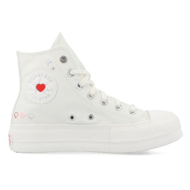 Sapatilha Converse All Star Ctas Lift Hi Egret/fever