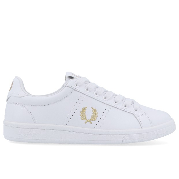 Sapatilha Fred Perry B4321 White   Gold