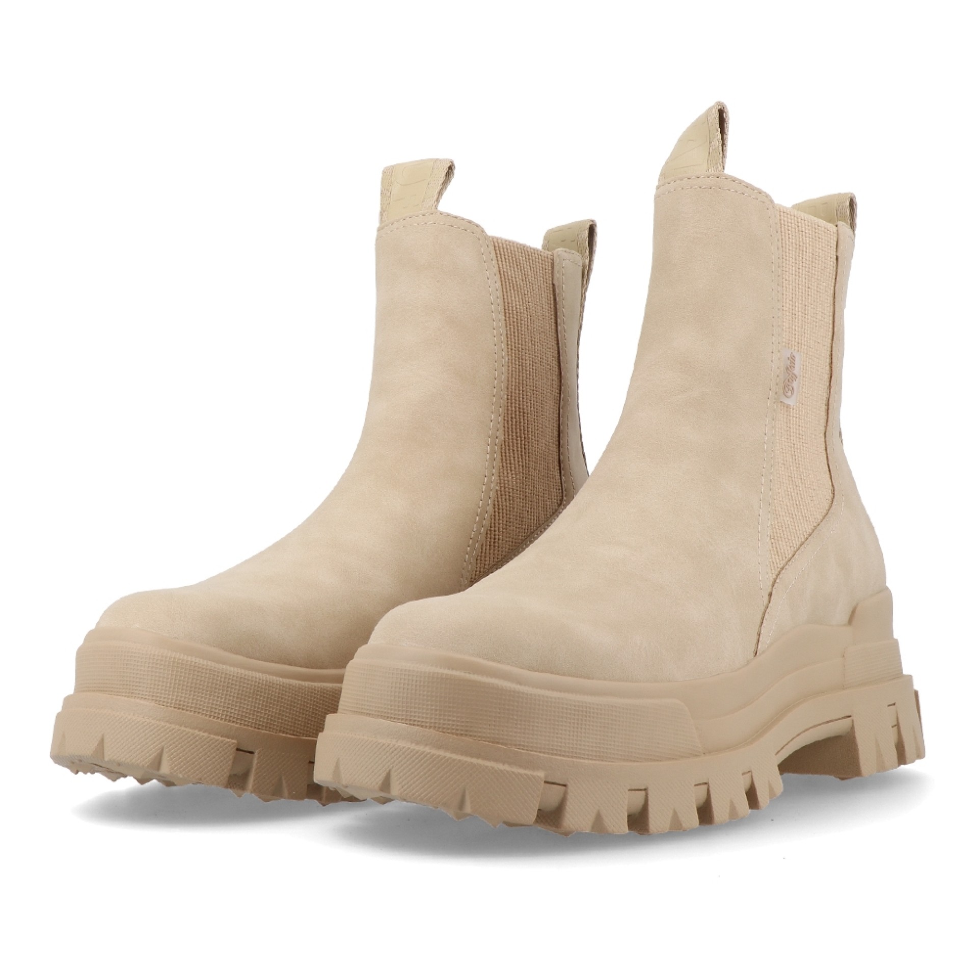 Buffalo Bota Aspha Chelsea Mid Taupe