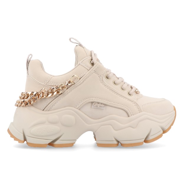 Sapatilha Buffalo Binary Chain 3.0 Vegan Nappa Cream