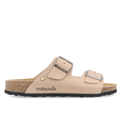 Sandlias Cubanas Sandalia Comp100 Beige