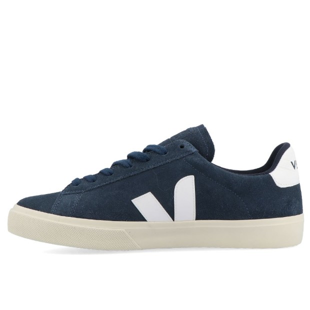 Sapatilha Veja Campo Suede Nautico White