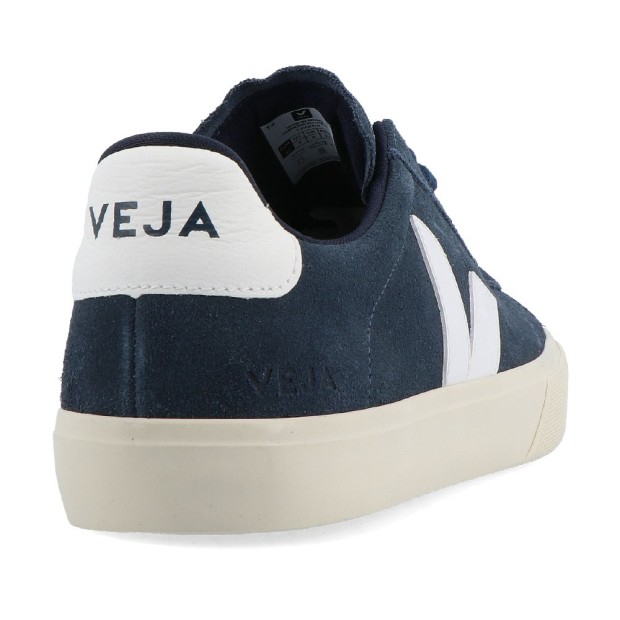 Sapatilha Veja Campo Suede Nautico White