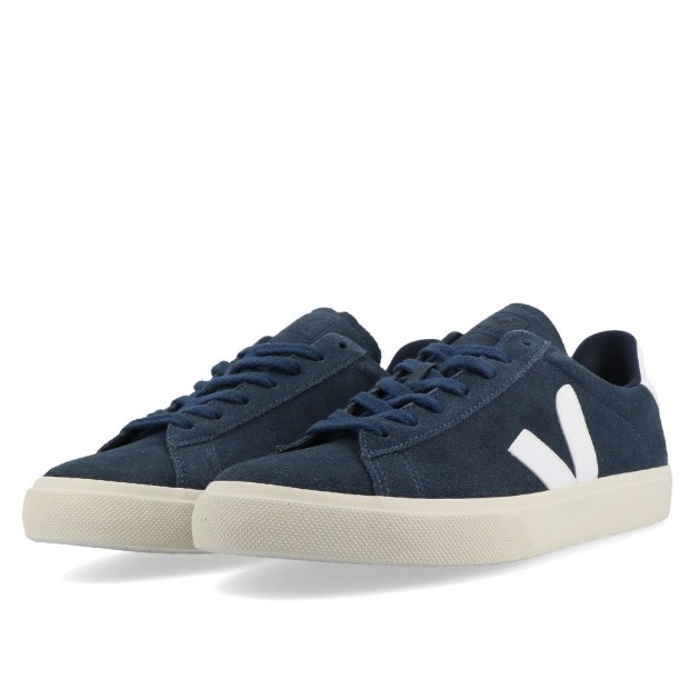 Sapatilha Veja Campo Suede Nautico White