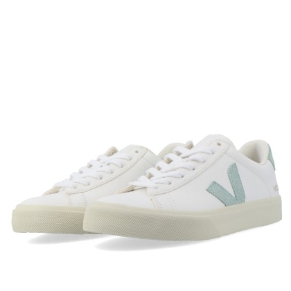 Veja Campo Chromefree Leather Extra-white_matcha Veja Campo Chromefree Leather Extra-white_matcha
