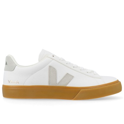 Sapatilha Veja Campo Chromefree Leather Extra Wht Na