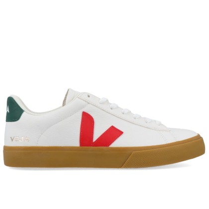 Sapatilha Veja Campo Chromefree Leather Extra Wht Pe