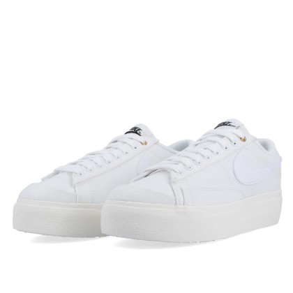 Nike Wmns Blazer Low Platform Canvas White