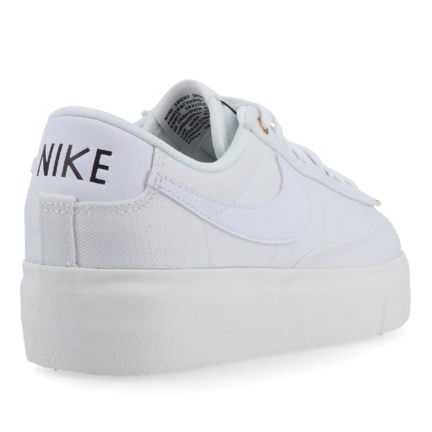 Nike Wmns Blazer Low Platform Canvas White