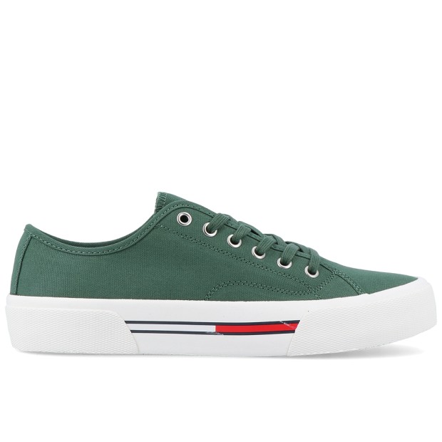 Sapatilha Tommy Hilfiger Jeans Canvas Urban Green