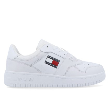 Sapatilha Tommy Hilfiger Retro Basket Wmn Ess Wht