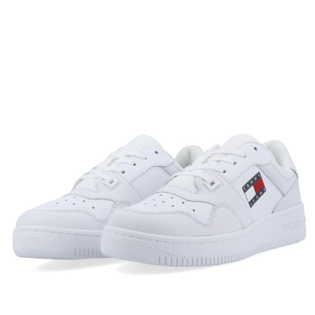 Sapatilha Tommy Hilfiger Retro Basket Wmn Ess Wht